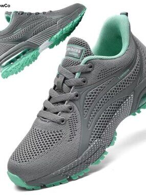 Women's Cushioned Running Shoes Non-Slip Mesh Athletic Sneakers for Gym Workout